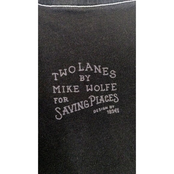 2 Lanes THIS PLACE MATTERS T-Shirt Mike Wolfe American Pickers Black SMALL - Picture 5 of 9